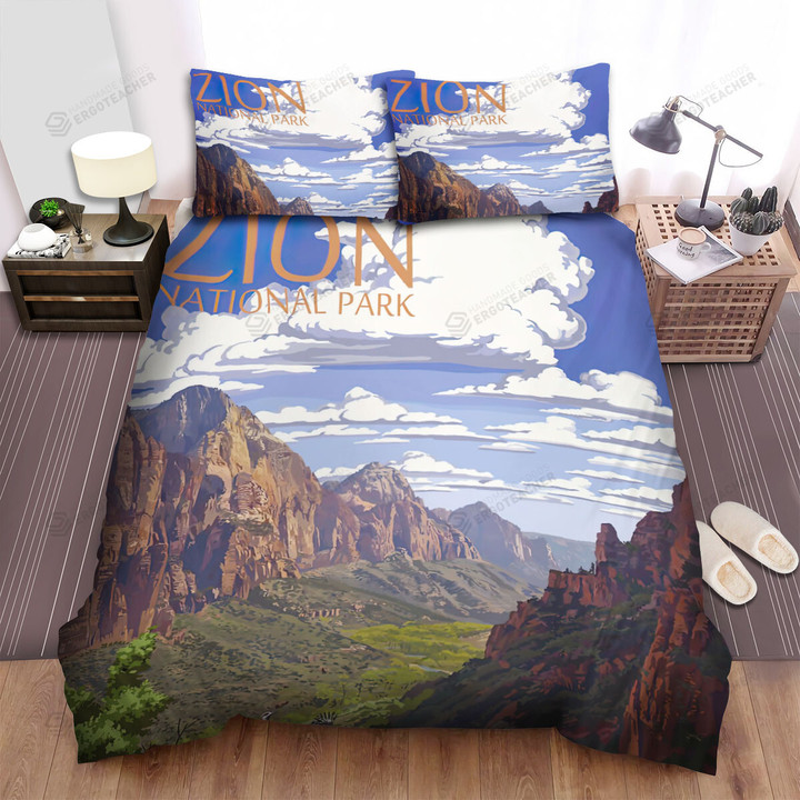 Arizona Zion National Park Bed Sheets Spread  Duvet Cover Bedding Sets