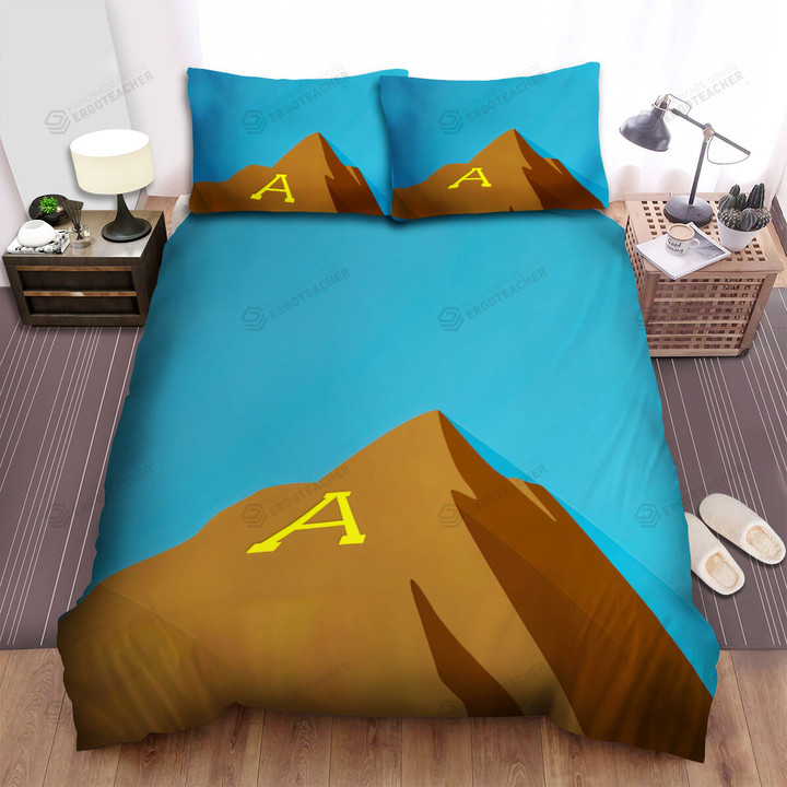 Arizona Mountain With Letter A Bed Sheets Spread  Duvet Cover Bedding Sets