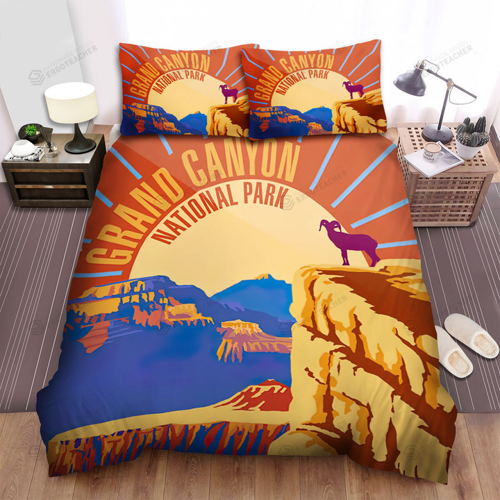 Arizona Grand Canyon Park Art Bed Sheets Spread  Duvet Cover Bedding Sets