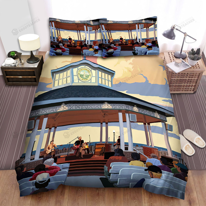 Delaware Rehoboth Beach Bed Sheets Spread  Duvet Cover Bedding Sets