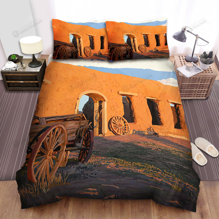 New Mexico Fort Union Bed Sheets Spread  Duvet Cover Bedding Sets