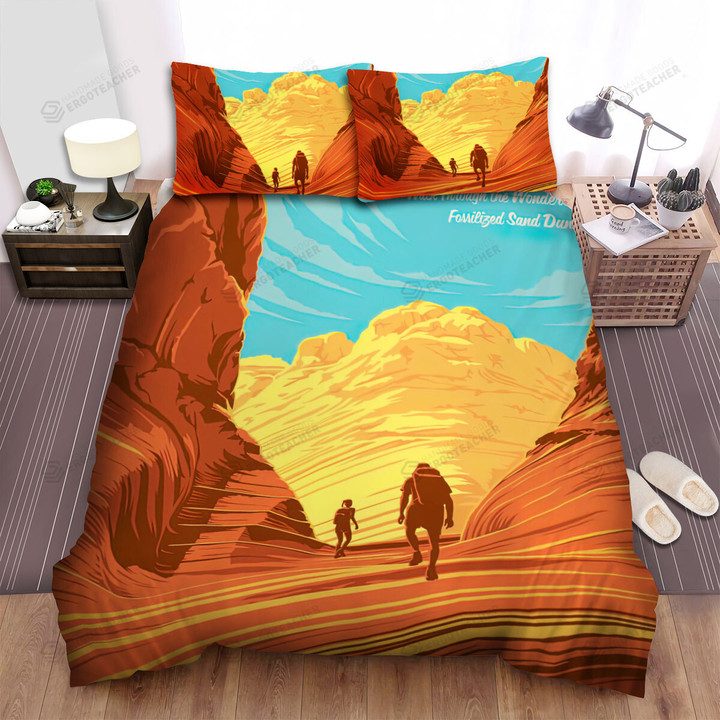 Arizona The Wave Coyote Buttes Bed Sheets Spread  Duvet Cover Bedding Sets