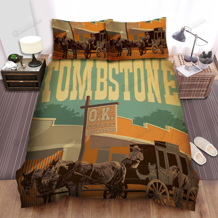 Arizona Tombstone Bed Sheets Spread  Duvet Cover Bedding Sets