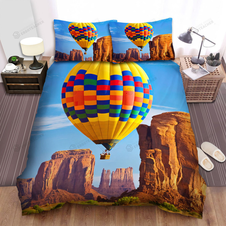 Arizona Travel Hot Air Balloon Bed Sheets Spread  Duvet Cover Bedding Sets