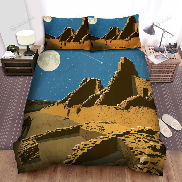 New Mexico Chaco Culture Bed Sheets Spread  Duvet Cover Bedding Sets