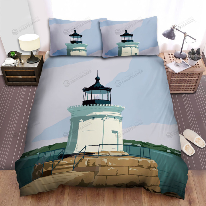 Maine Bed Portland Breakwater Bug Light Sheets Spread  Duvet Cover Bedding Sets