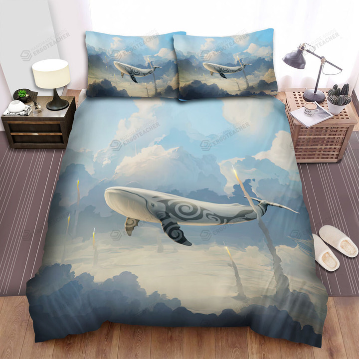 The Wildlife - The Tattoo Whale Bed Sheets Spread Duvet Cover Bedding Sets