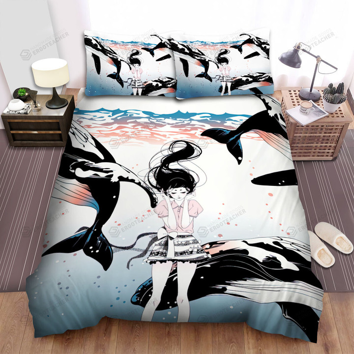 The Wildlife - The Whale And The Beauty Bed Sheets Spread Duvet Cover Bedding Sets