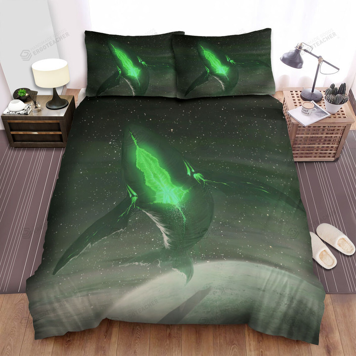 The Wildlife - The Green Chest Whale Bed Sheets Spread Duvet Cover Bedding Sets