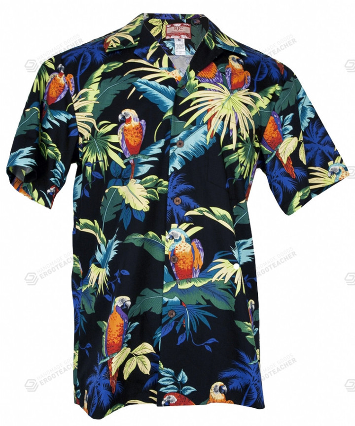 Paradise Parrots Men'S Hawaiian Shirt