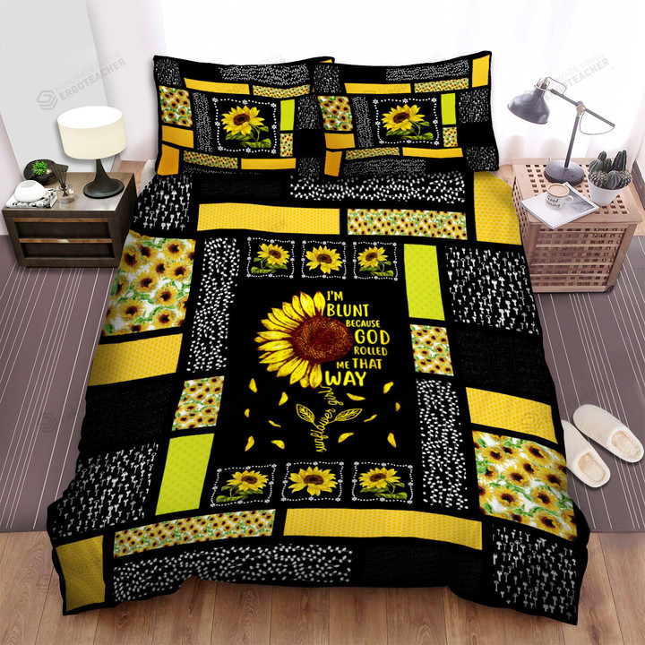 Sunflower Girl Bed Sheets Spread Duvet Cover Bedding Sets
