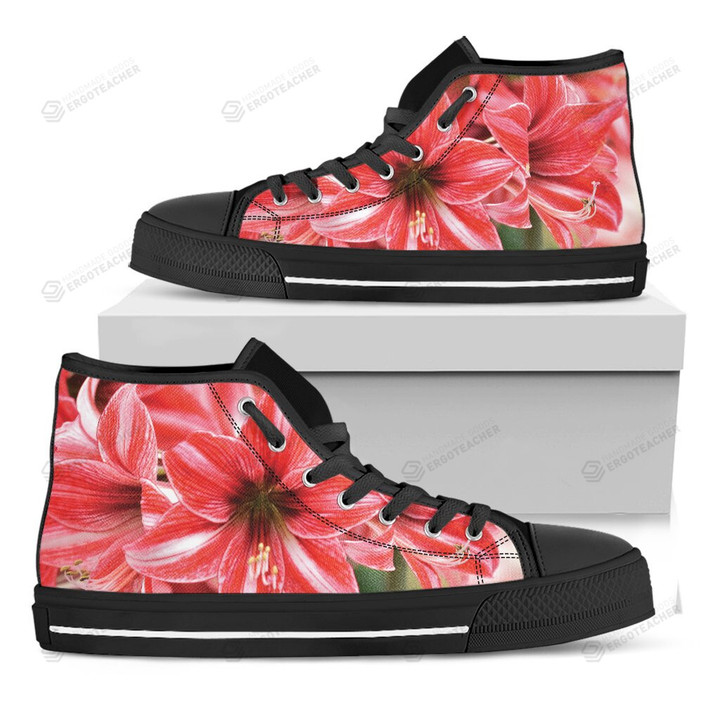 Amaryllis Flower High Top Shoes