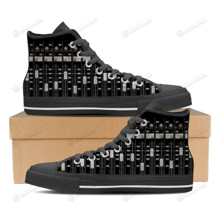 Audio Mixing High Top Shoes