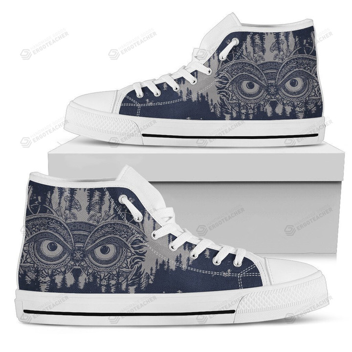 Owl Ornamental High Top Shoes