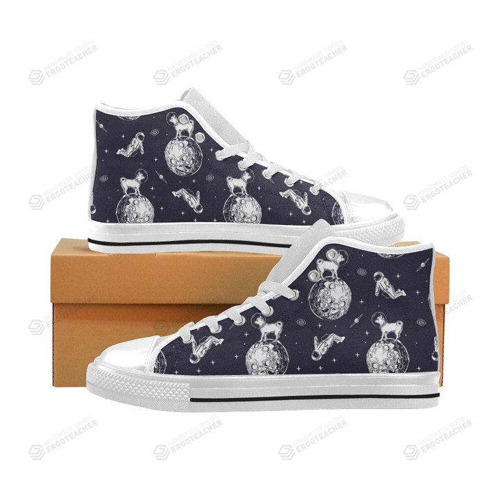 Chihuahua Space High Top Shoes