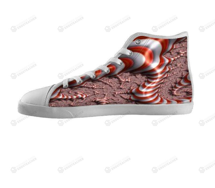 Fractal Feet Candy Lanes High Top Shoes