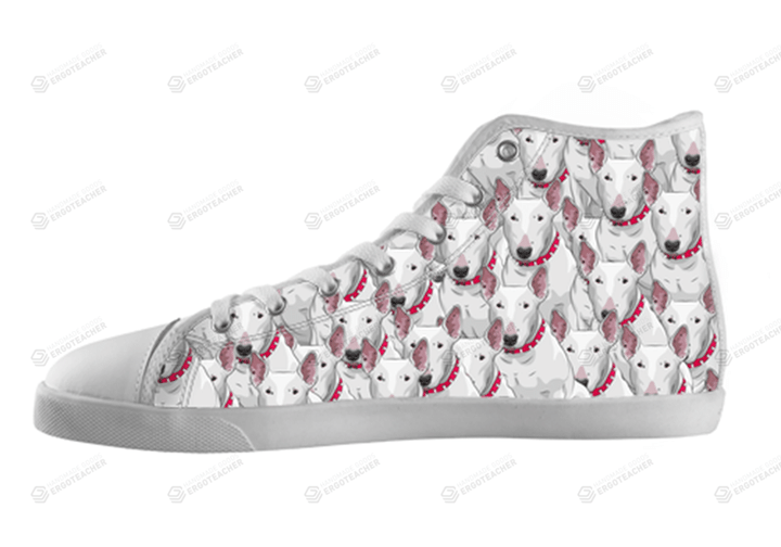 Bull Terrier High Top Shoes