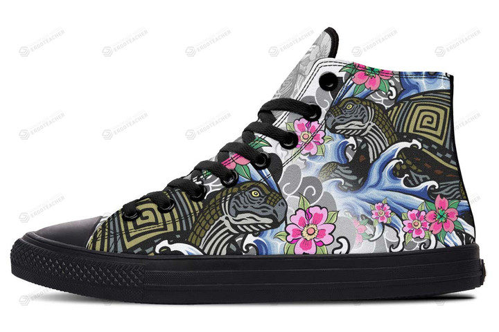 Japanese Turtle High Top Shoes