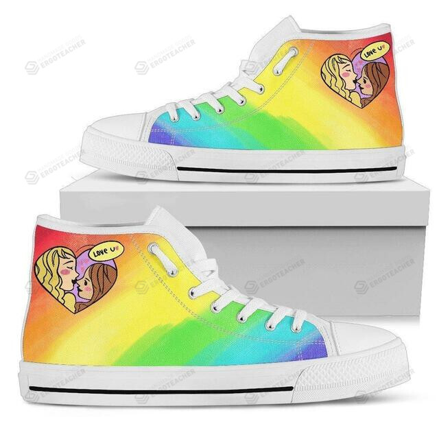 Lgbt High Top Shoes