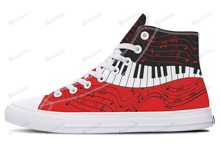 Piano Vibes High Top Shoes