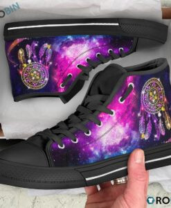 Native American Dreamcatcher Galaxy Purple Style High Top Shoes