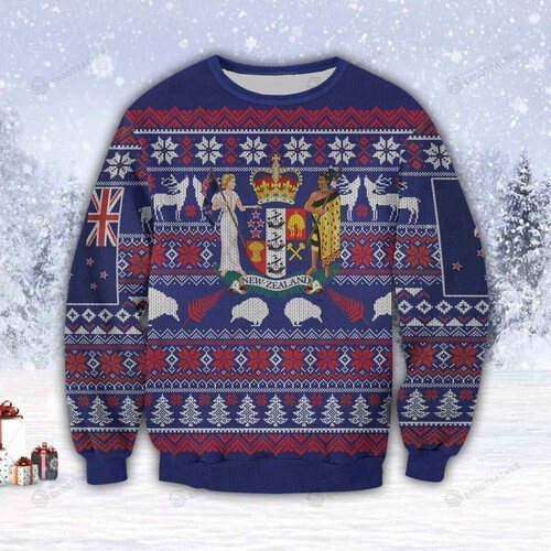 Beautiful New Zealand 3d All Over Print Christmas Ugly Sweater