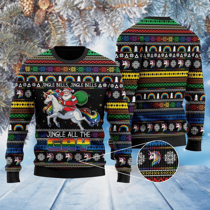 Jingle Bells Ugly Christmas Sweater 3d All Over Print