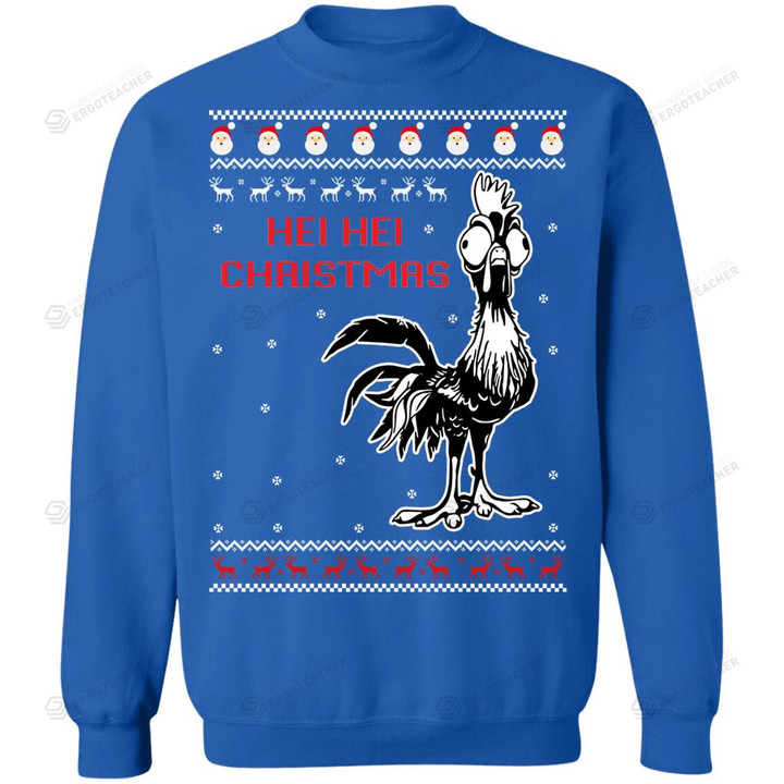 Heihei Christmas Ugly Christmas Sweater, All Over Print Sweatshirt