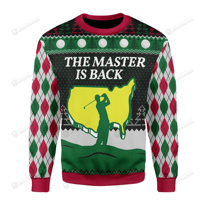 The Master Is Back Ugly Christmas Sweater, All Over Print Sweatshirt