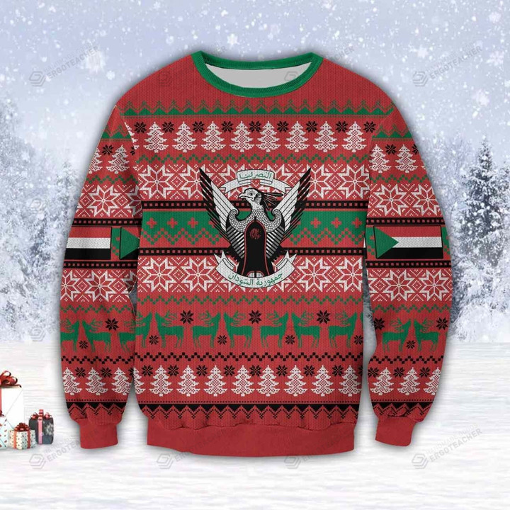 Sudan Country 3d All Over Print Ugly Sweater