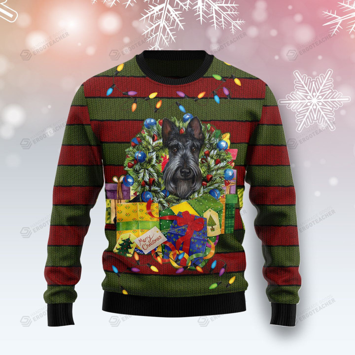Yorkshire Terrier Gift Xmas Ugly Christmas Sweater, All Over Print Sweatshirt