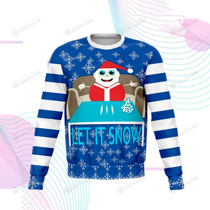 Let It Snow Funny Ugly Christmas Sweater