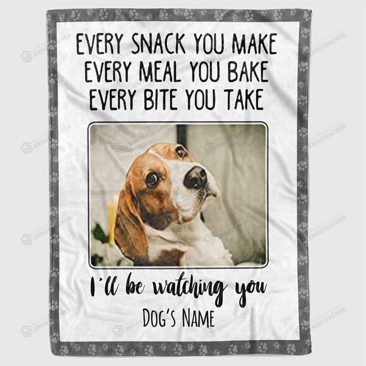 Personalized Christmas Mug Every Snack You Make I'll Be Watching You Dog Mugs For Mom, Dad Gifts For Dog Lovers From Daughter Son For Christmas Thanksgiving Birthday Custom Ceramic Coffee Mug 11-15oz