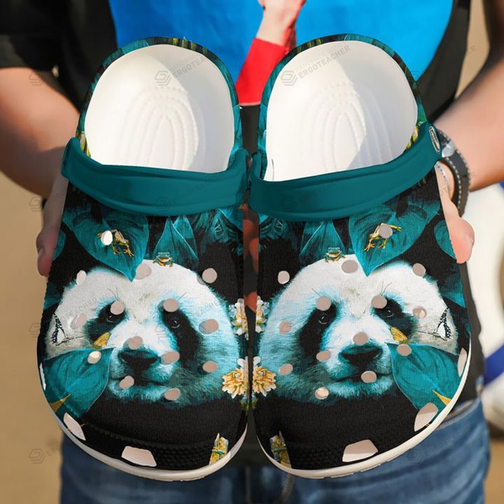 Panda Life As I See It Crocs Crocband Clogs, Gift For Lover Panda Crocs Comfy Footwear