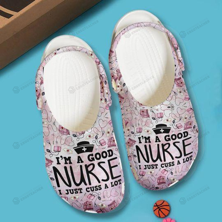 Good Nurse Crocs Crocband Clogs, Gift For Lover Good Nurse Crocs Comfy Footwear