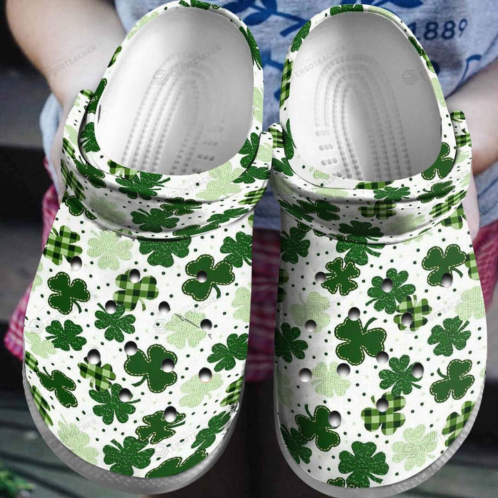 Irish Crocs Crocband Clogs, Gift For Lover Crocs Irish Comfy Footwear