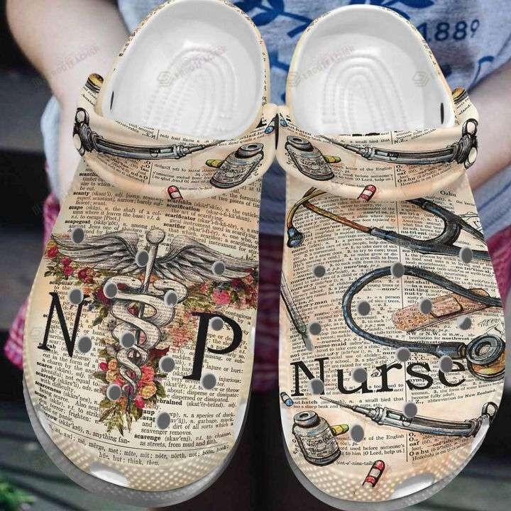 Im A Nurse Crocs Crocband Clogs, Gift For Lover Im A Nurse Crocs Comfy Footwear