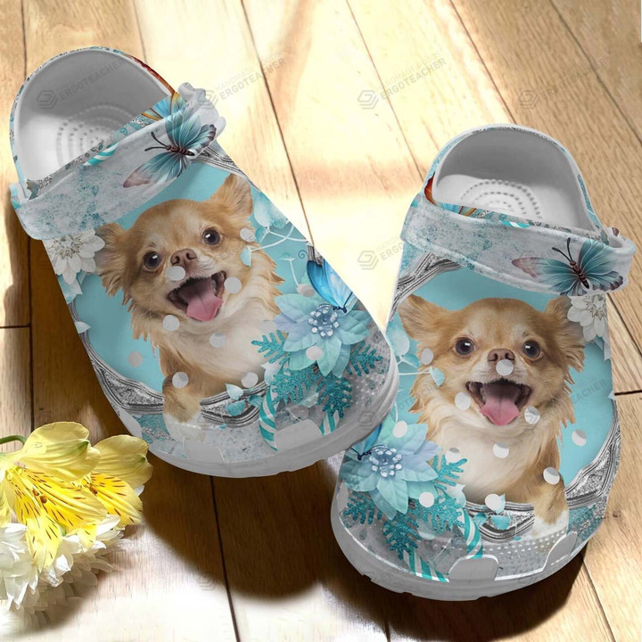 Chihuahua Crocband Crocs Clogs, Gift For Lover Chihuahua Crocs Comfy Footwear
