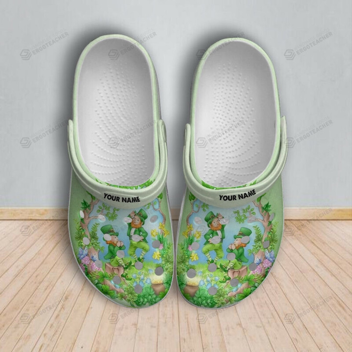Patrick’S Day Crocs Crocband Clogs, Gift For Lover Patrick’S Day Crocs Comfy Footwear