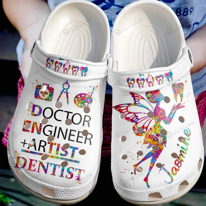 Dentist Crocs Crocband Clogs, Gift For Lover Dentist Crocs Comfy Footwear