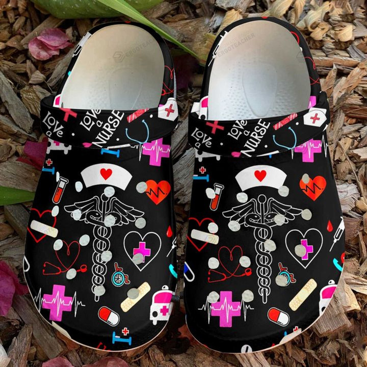 Nurse Enjoy Life Crocs Crocband Clogs, Gift For Lover Nurse Enjoy Life Crocs Comfy Footwear