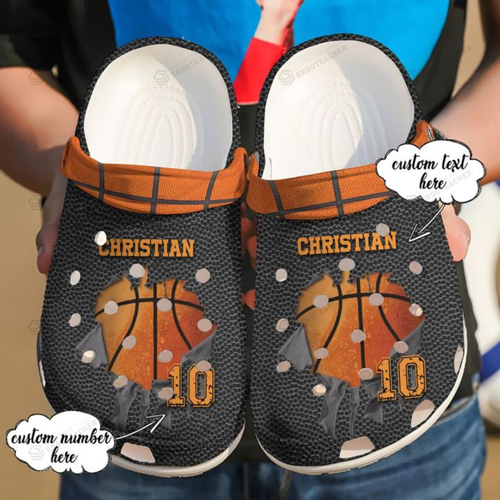 Personalized Soul Basketball Crocs Crocband Clogs, Gift For Lover Basketball Crocs Comfy Footwear