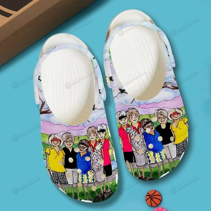 Funny Golf Buddies Crocs Crocband Clogs, Gift For Lover Funny Golf Buddies Crocs Comfy Footwear