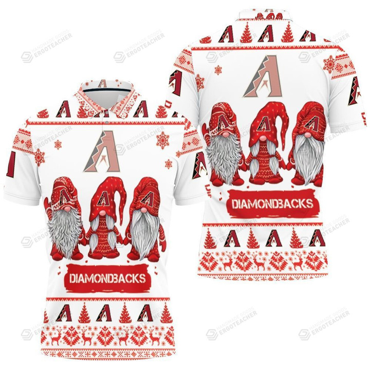 Christmas Gnomes Arizona Diamondbacks Polo Shirt