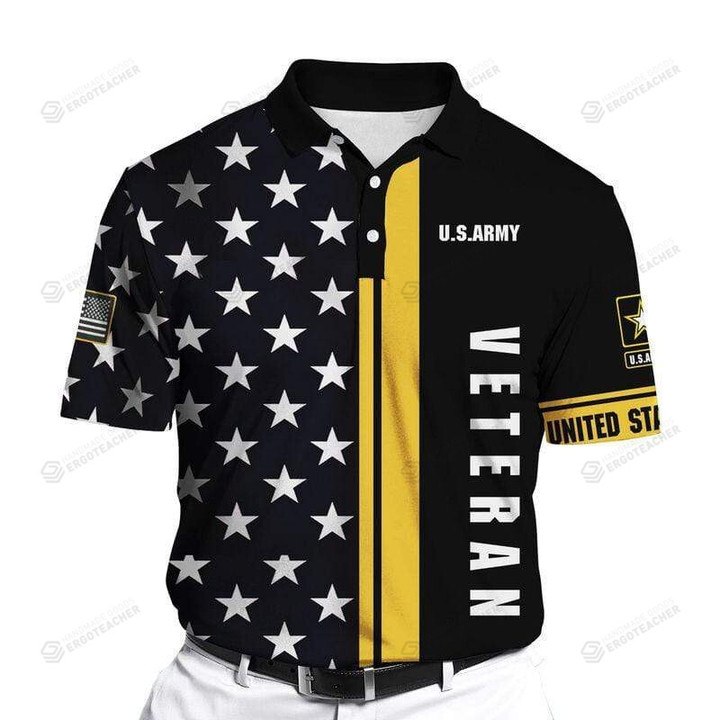 U.S Army Veteran Stars Polo Shirt
