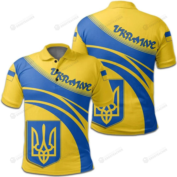 Ukraine Coat Of Arms Polo Shirt