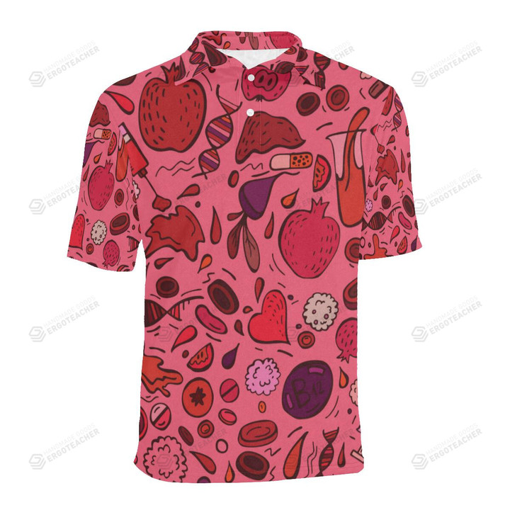Phlebotomist Pattern Unisex Polo Shirt