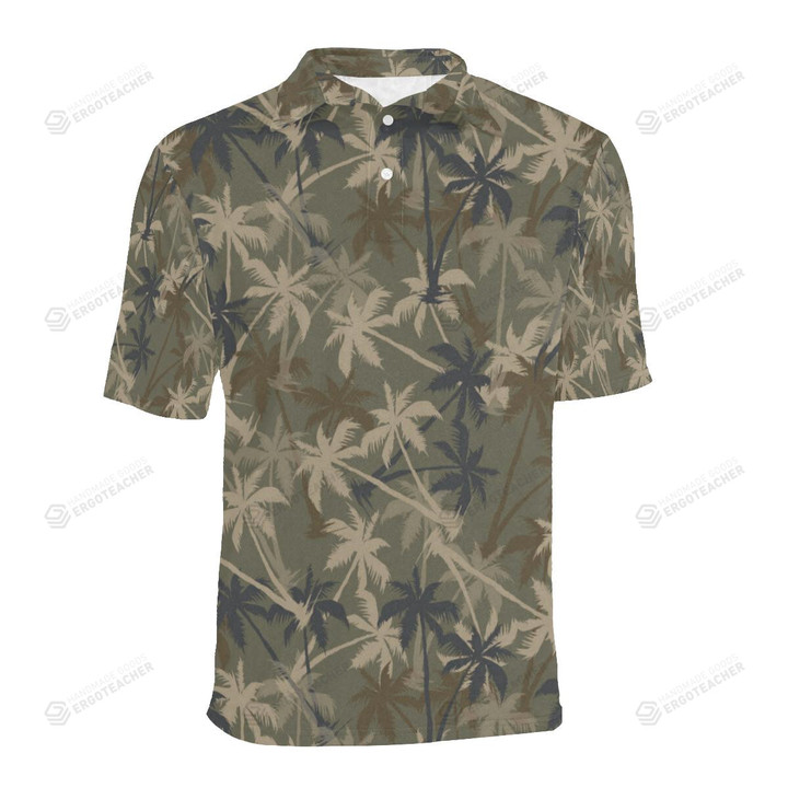 Palm Tree Camouflage Unisex Polo Shirt