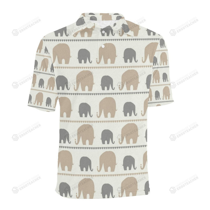 Elephant Cute Unisex Polo Shirt