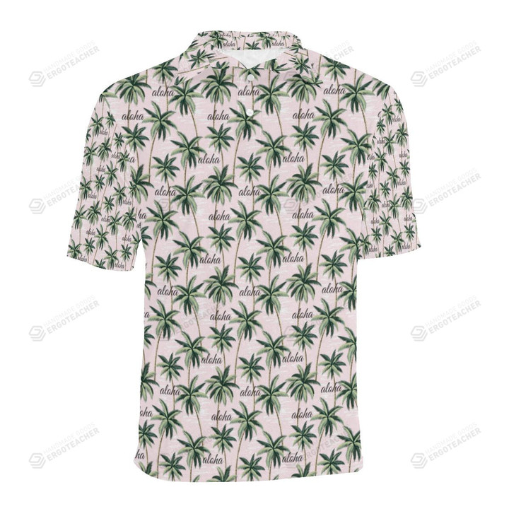 Aloha Beach Pattern Unisex Polo Shirt